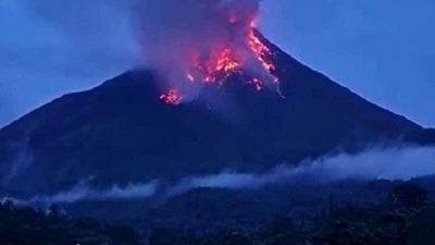 Terjadi Peningkatan Aktivitas, Status Gunung Karangetang Jadi Siaga