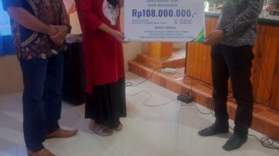 BPJAMSOSTEK Santuni Ahli Waris Perangkat Desa Tombulang Timur Sebesar Rp108 Juta