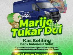 BI Sulut Buka Kas Keliling Penukaran Uang Pecahan Kecil Hadapi Lebaran