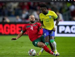 Maroko Menang Tipis Lawan Brasil