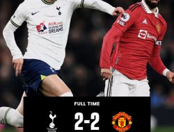 MU Gagal Kalahkan Tottenham Padahal Sudah Unggul Dua Gol