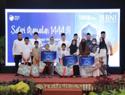 Safari Ramadan Ternate, BNI Berbagi Santunan kepada 100 Anak Yatim Piatu