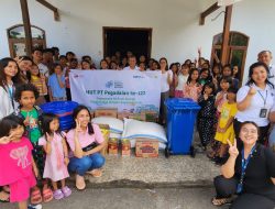 Peringati HUT ke-122, Pegadaian Kanwil V Manado Berbagi Bantuan ke Panti Asuhan