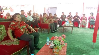 Delon Ajak Masyarakat Desa Kaima Dukung JG Lanjutkan Pembangunan Minut