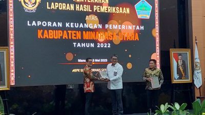 Berhasil Pertahankan WTP, Bupati JG: Ini Hasil Kerja Keras Pemkab Minut