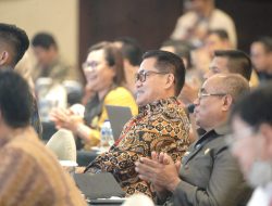 Bupati Joune Ganda Hadiri Rakordal Pengelolaan Perbatasan Negara