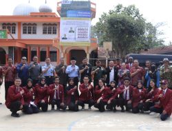 Memperkuat Nilai-Nilai Bela Negara, Mahasiswa Program Studi Manajemen Pertahanan FMP Unhan RI Gelar PKM