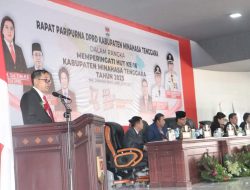 Rektor Unsrat Hadiri Paripurna DPRD Mitra