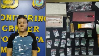 Polresta Manado Kembali Gagalkan Peredaran Narkoba