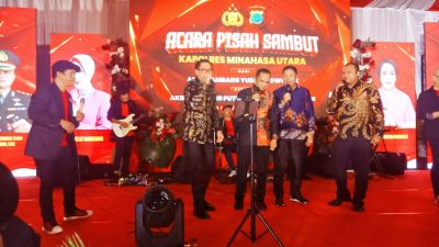 Lantunan Lagu Kemesraan Tanda Kekompakan Bupati JG, Kapolres Bambang Wibowo dan Forkopimda