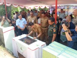 Bupati JG dan Dandim 1310/BTG Tanda Tangan Prasasti AD Manunggal Air 2023