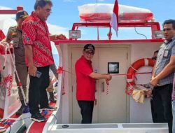 Bupati Minut Serahkan Kapal Pusling Untuk Layani Masyarakat Kepulauan