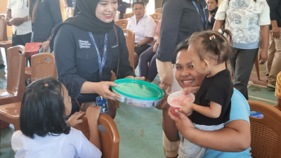 Angkasa Pura I Sinergi dengan PNM Tekan Stunting di Desa Kulu dan Lantung