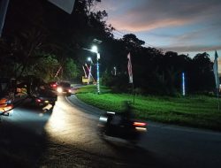 TJSL PLN UPDK Minahasa, Jalan Desa Tonsea Lama Akhirnya Terang Lagi