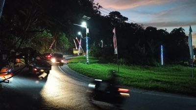 TJSL PLN UPDK Minahasa, Jalan Desa Tonsea Lama Akhirnya Terang Lagi