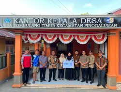 BPJAMSOSTEK Serahkan Santunan Kematian bagi Aparat Desa Tombulang Timur Bolmut