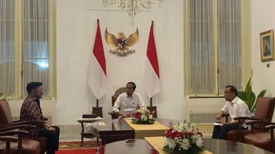 Eks Mentan SYL Pamitan dengan Jokowi