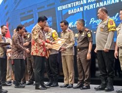 Tim Satgas Mafia Tanah Sulut Terima Piagam dan Pin Emas dari Menteri ATR/BPN