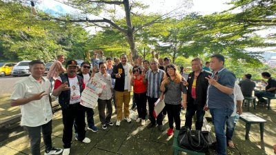 Ratusan Relawan Prabowo-Gibran Dukung Martin D.Tumbelaka Melangkah ke DPR-RI