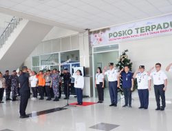 Maya Damayanti Buka Posko Nataru di Bandara Sam Ratulangi Manado