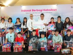 Indosat Buat Ratusan Anak Panti Asuhan di Sulut Tersenyum Manis