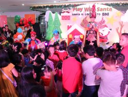 Play With Santa, Natal Ceria dan Finansial Cerdas BNI Kantor Wilayah 11 Suluttenggomalut
