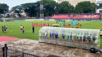 Babak Pertama Sulut United Lawan Persiba Balikpapan Berakhir Tanpa Gol