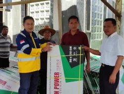 BDL Salurkan Bantuan Bagi Pembangunan Masjid Nurul Iman Desa Toruakat