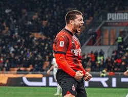 Luka Jovic Brace, AC Milan Bungkam Cagliari 4-1