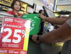 Dapatkan Cashback Hingga 25 Persen Belanja di Alfamart