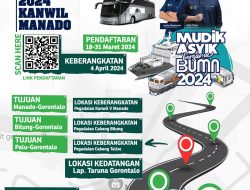 Ayo Mudik Asyik Bareng PT Pegadaian Kanwil V Manado