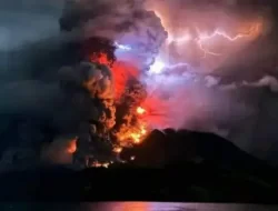 Sejumlah Warga Terluka Kena Hujan Batu Erupsi Gunung Ruang