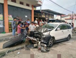 Tabrakan Beruntun di Ratahan, Sopir Bentor Luka Parah