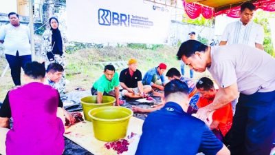 Insan BRILiaN se-RO Manado Kurban Ratusan Sapi dan Sejumlah Kambing