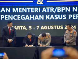 Kementerian ATR/BPN Gandeng Polri Cegah Masyarakat Jadi Korban Konflik Pertanahan
