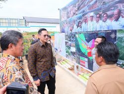 AHY Pantau Lokasi Pembangunan Kantor Badan Bank Tanah di Penajam Paser Utara