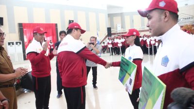 BPJAMSOSTEK Lindungi Ratusan Kontingen PON XXI Sulut