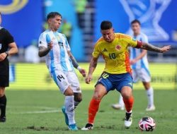 Tanpa Messi, Argentina Dikalahkan Kolombia