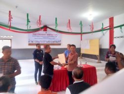 140 Warga Kelurahan Rap-rap Terima Sertipikat PTSL BPN Minut