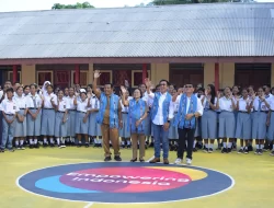 Indosat Dirikan Bangunan ECO Bahan Daur Ulang di SMA Negeri 6 Ambon