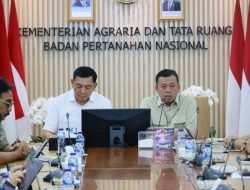 Nusron Wahid dan Sjafrie Sjamsoeddin Diskusikan Kerjasama Pertanahan dan Pertahanan