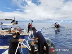 Satu Unit Kapal Ilegal Asal Filipina Ditahan KKP di Perairan Talaud