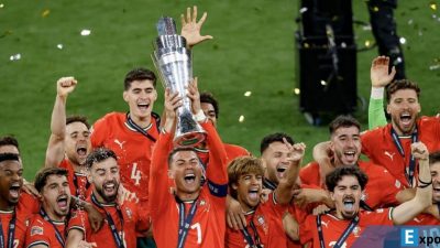 Cristiano Ronaldo dan Kode Gantung Sepatu Usai Juara UEFA Nations League