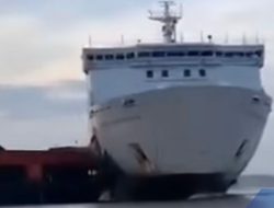 KM Dharma Kartika II Tabrakan dengan Tongkang Batu Bara di Sungai Barito