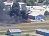 Pesawat Tabrak Pesawat Parkir di Bandara Kalispell Picu Kebakaran Dahsyat