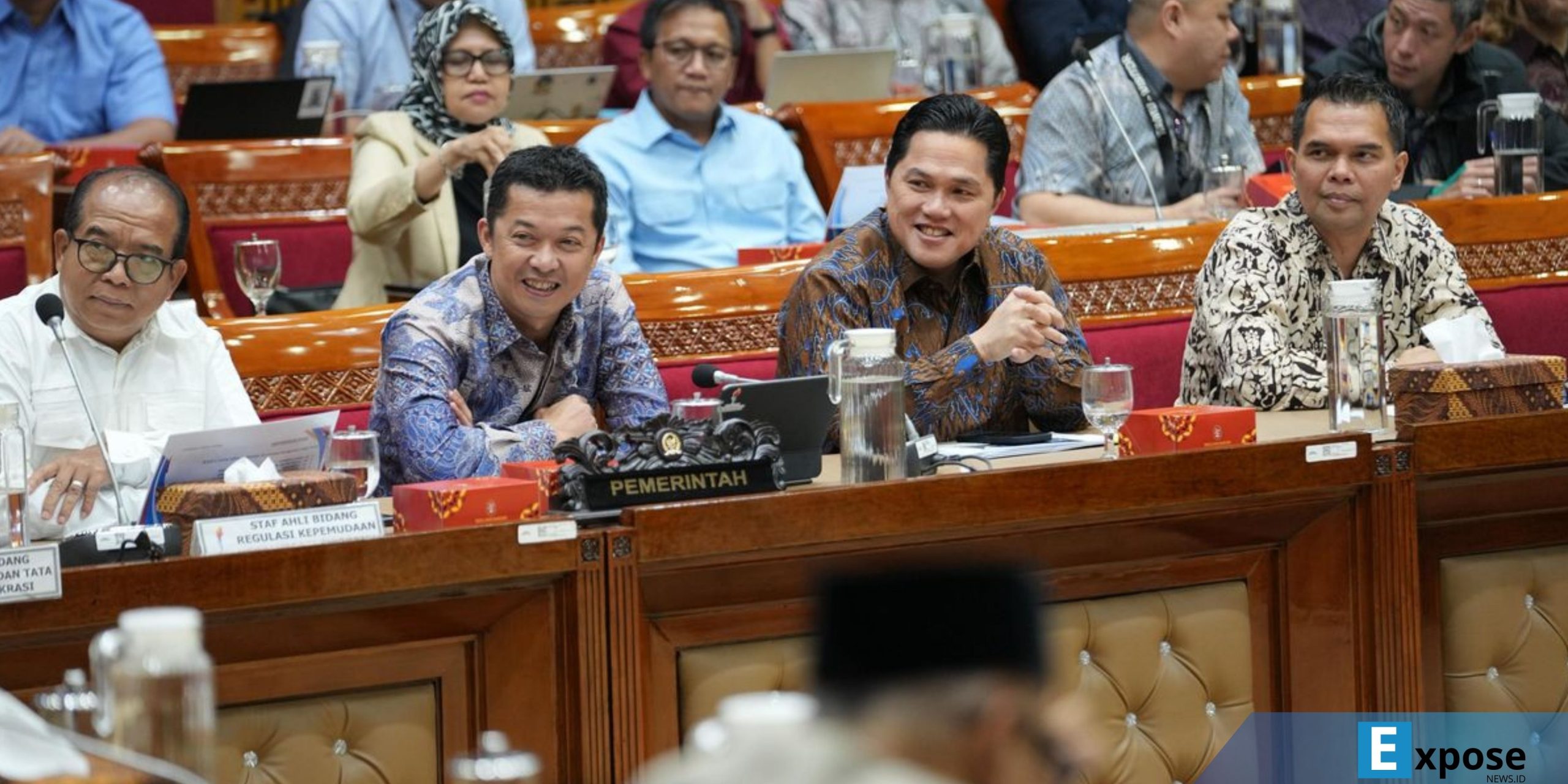 Ketua Umum PSSI, Erick Thohir Rapat Naturalisasi Pemain Timnas di Gedung DPR/MPR, Jakarta