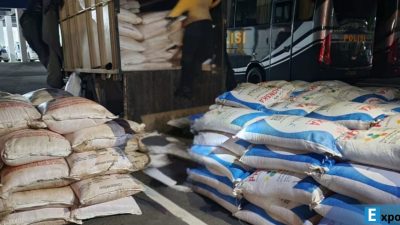 Pupuk subsidi negara diamankan Polda Bangka Belitung.