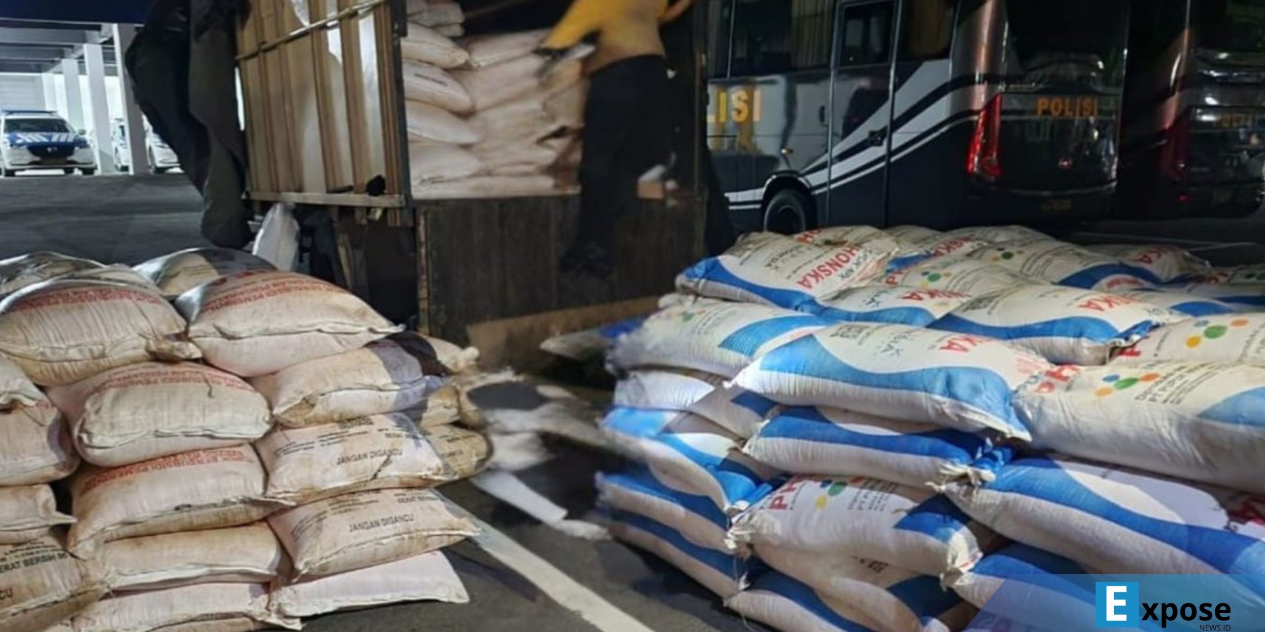 Pupuk subsidi negara diamankan Polda Bangka Belitung.