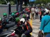 Motor Parkir Sembarangan di Trotoar Margonda Dikempesin