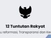 Geger! Muncul Petisi 12 Tuntutan Rakyat untuk DPR dan Prabowo, Ini Daftar Lengkapnya!